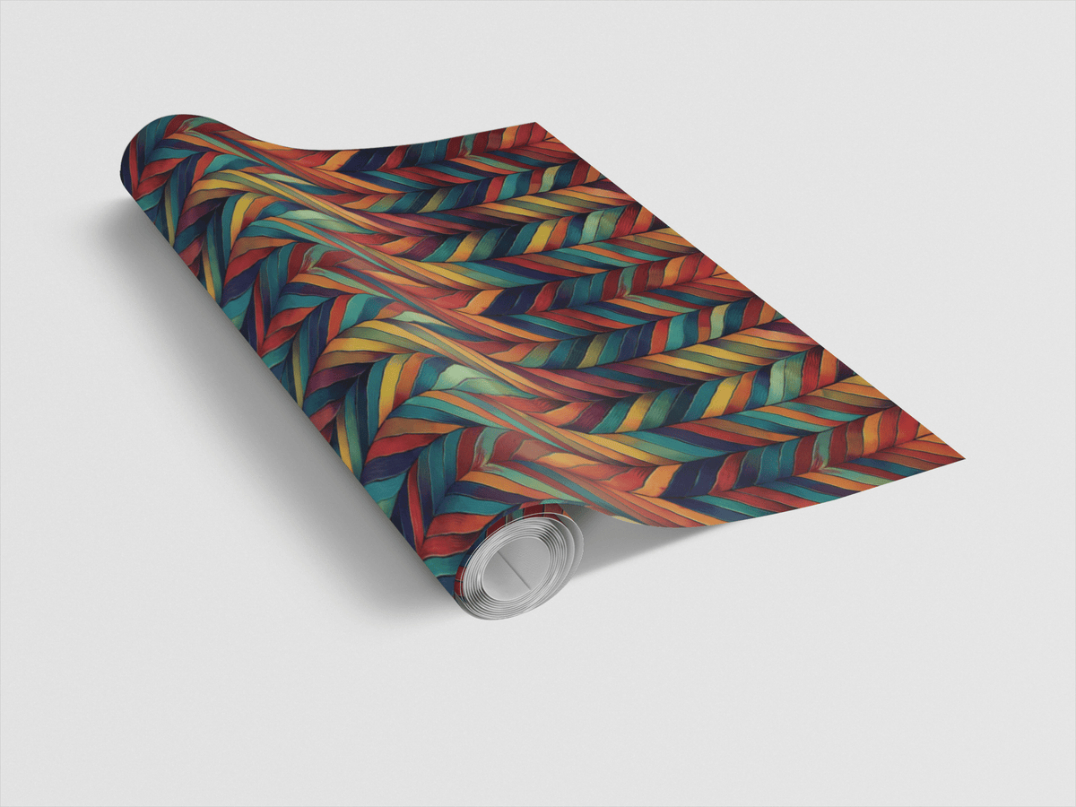 Herringbone Haven Wrapping Paper