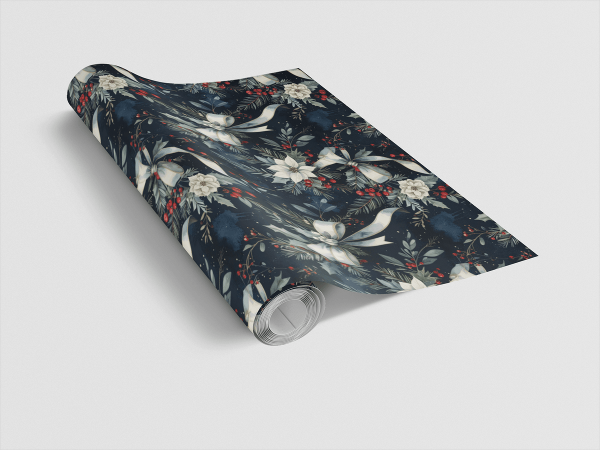 Winter Kiss Botanicals Wrapping Paper