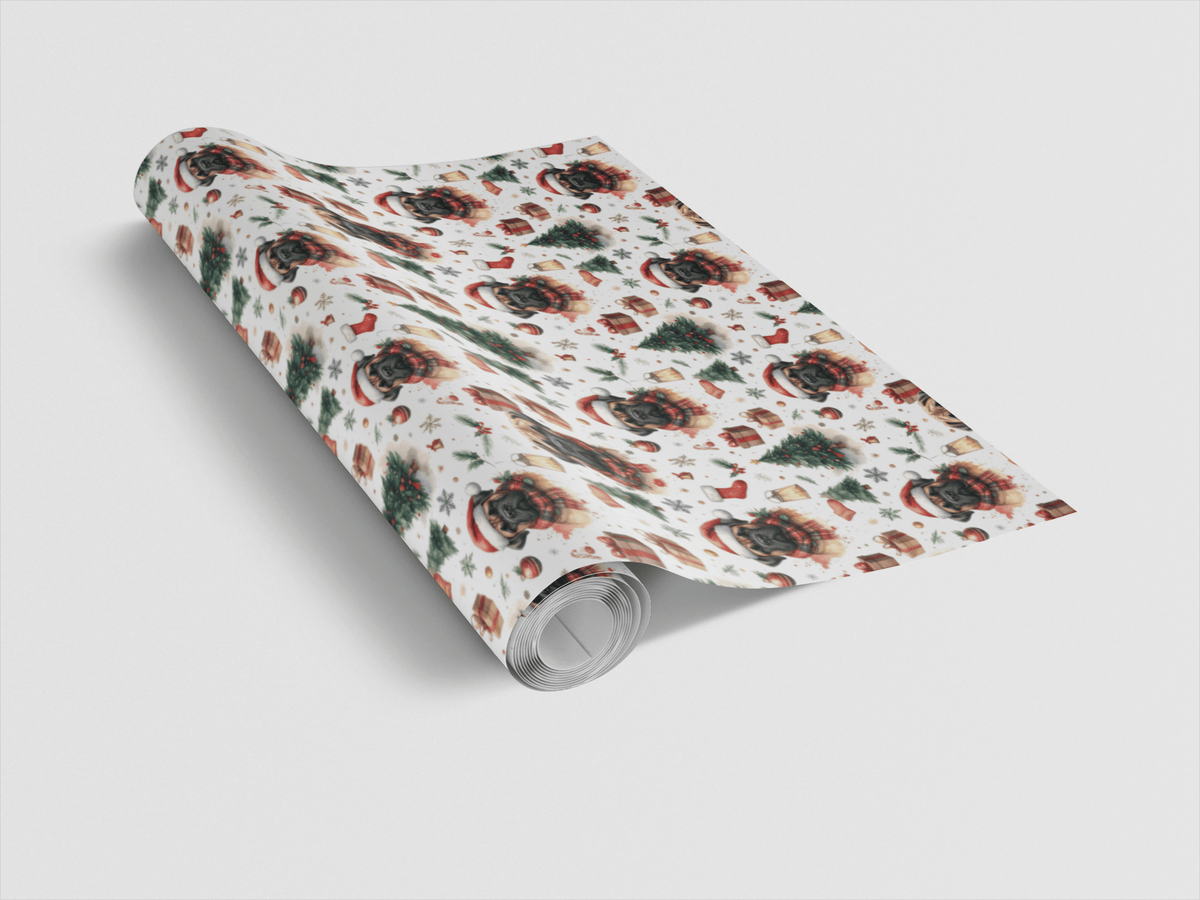 Christmas Guardians (english Mastiff) Wrapping Paper