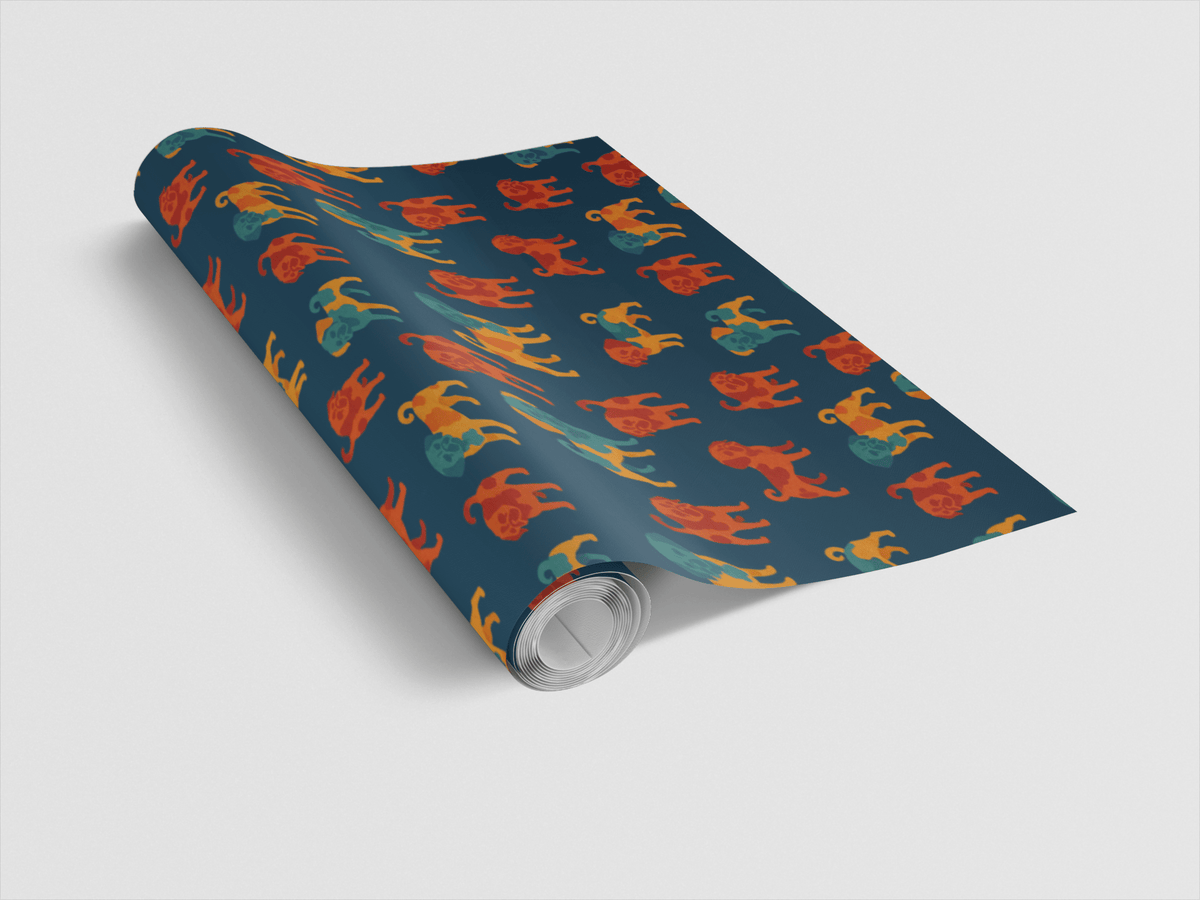 Puggle Patch Wrapping Paper