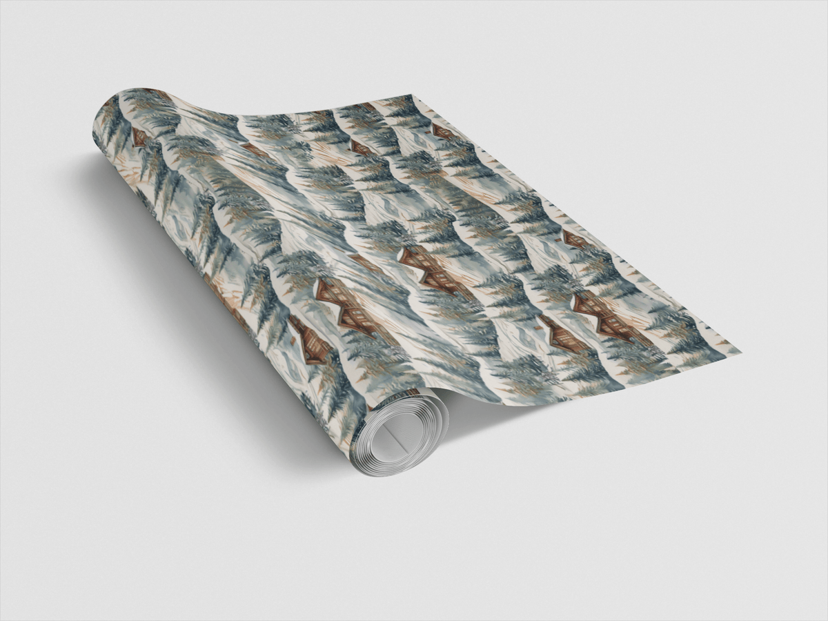Alpine Lodge Wrapping Paper