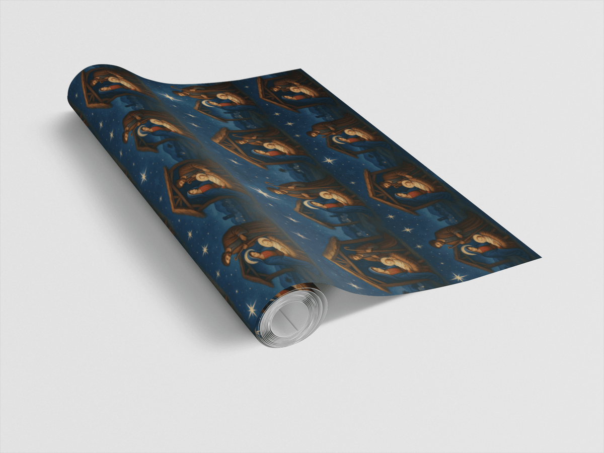 Nativity Night Wrapping Paper