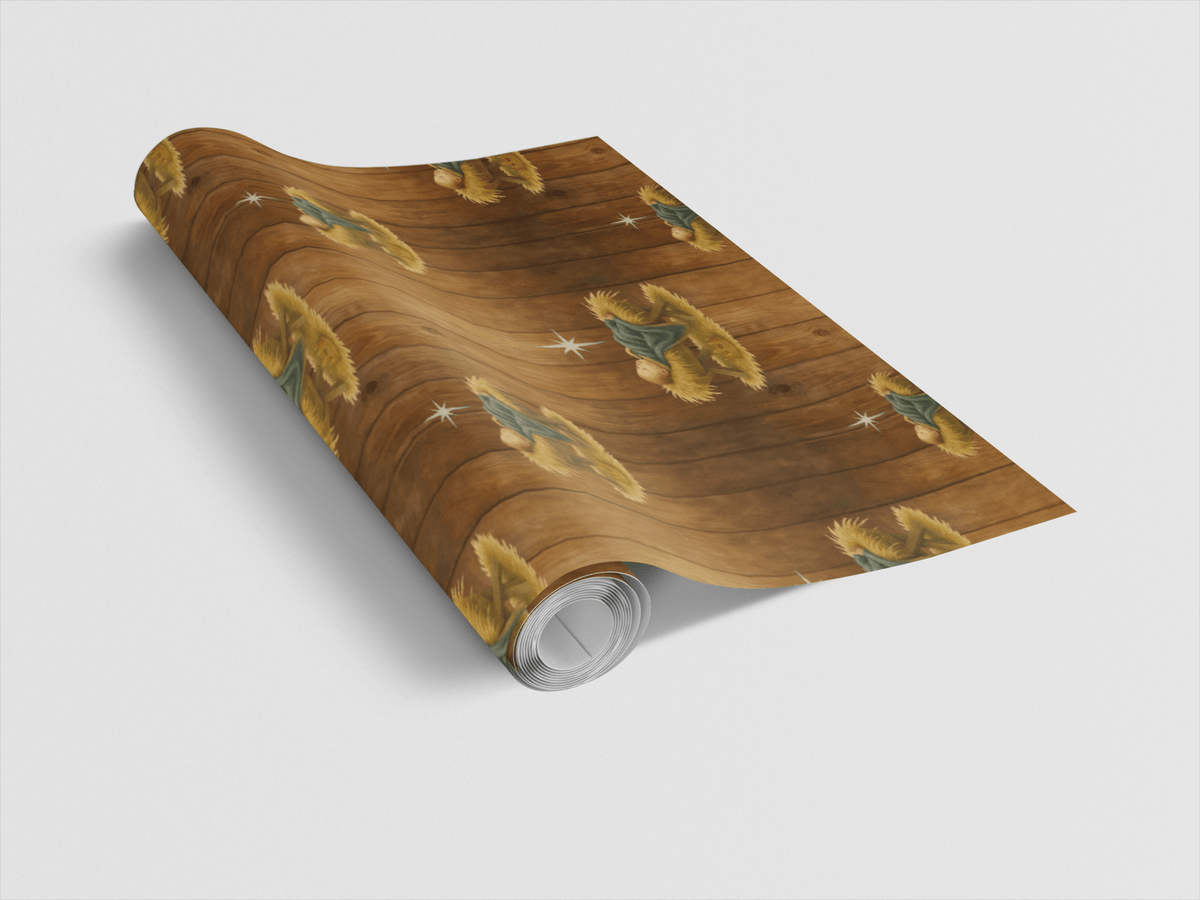 The Manger Wrapping Paper