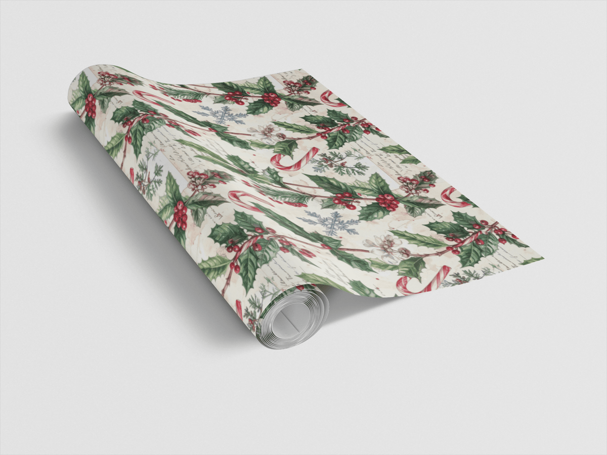 Winter Botanical Society Wrapping Paper