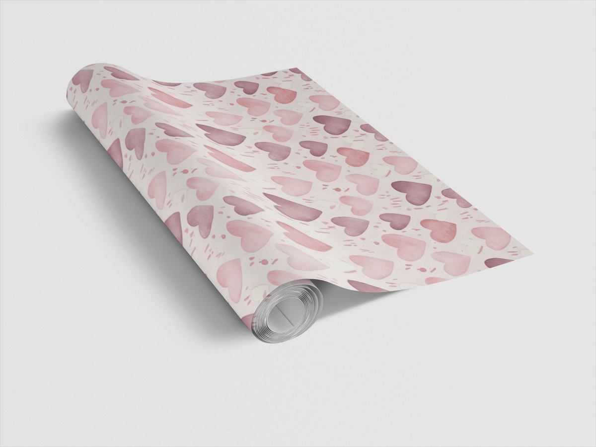 Watercolor Love Wrapping Paper