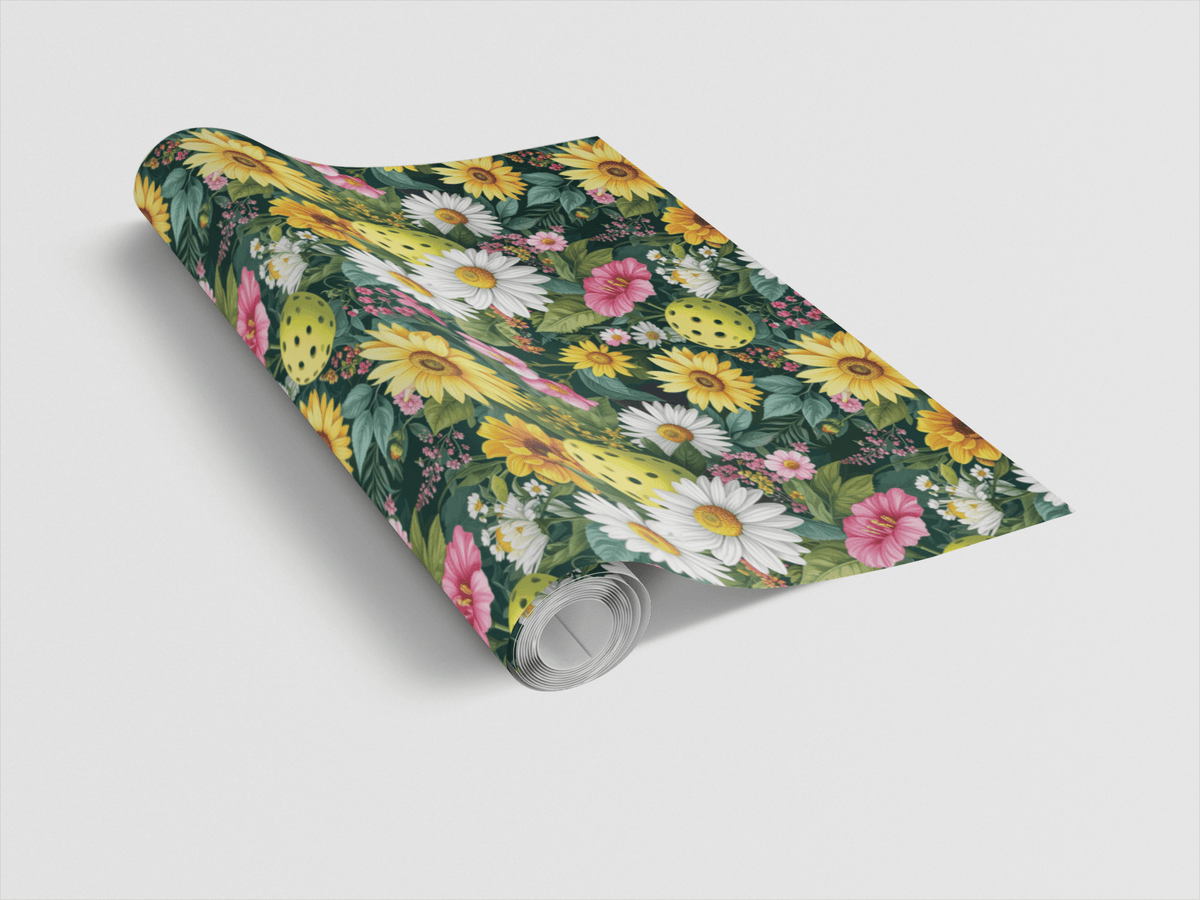 Grand Botanical Pickleball Garden Wrapping Paper