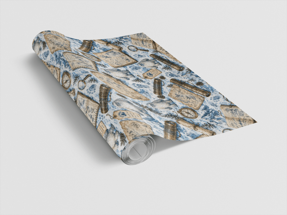 Frost Bound Exploration Wrapping Paper