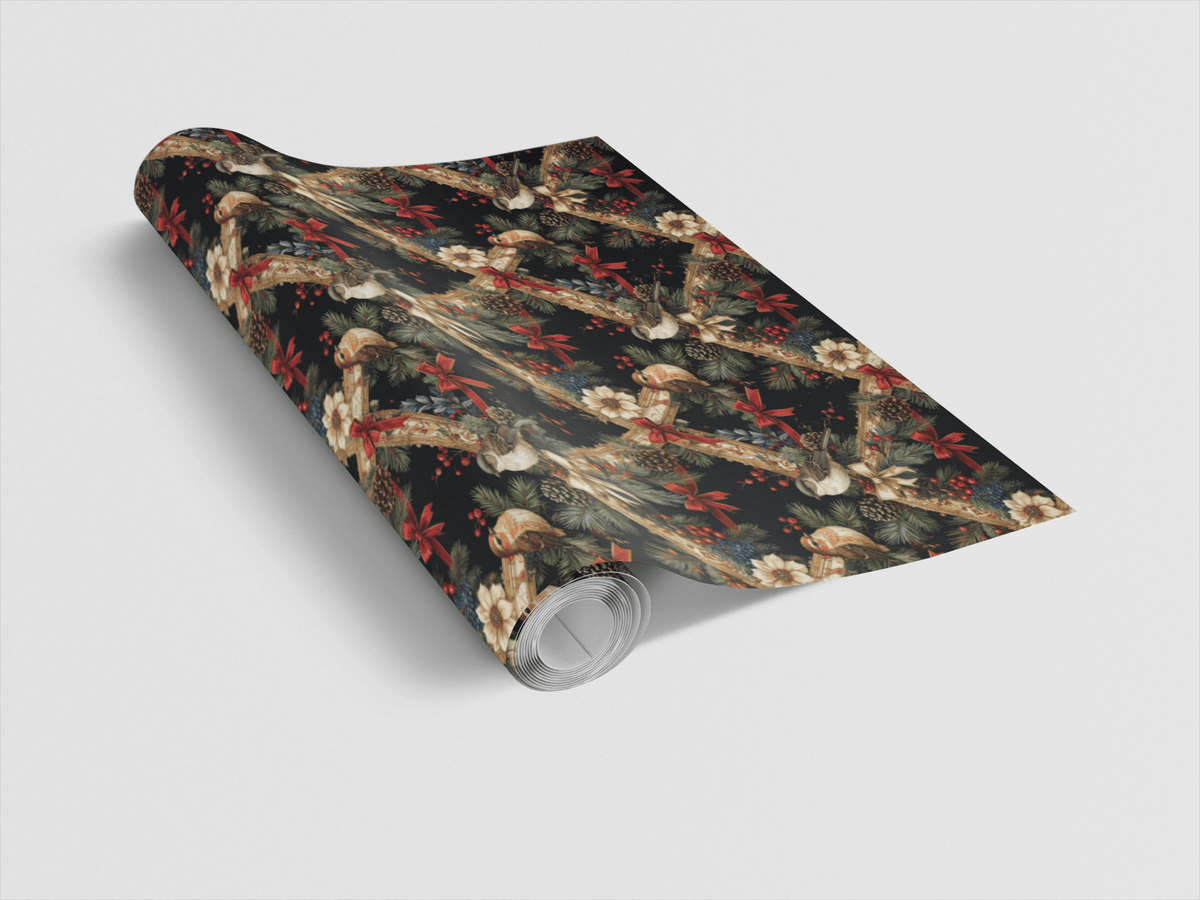 Woodland Heirloom Tapestry Wrapping Paper