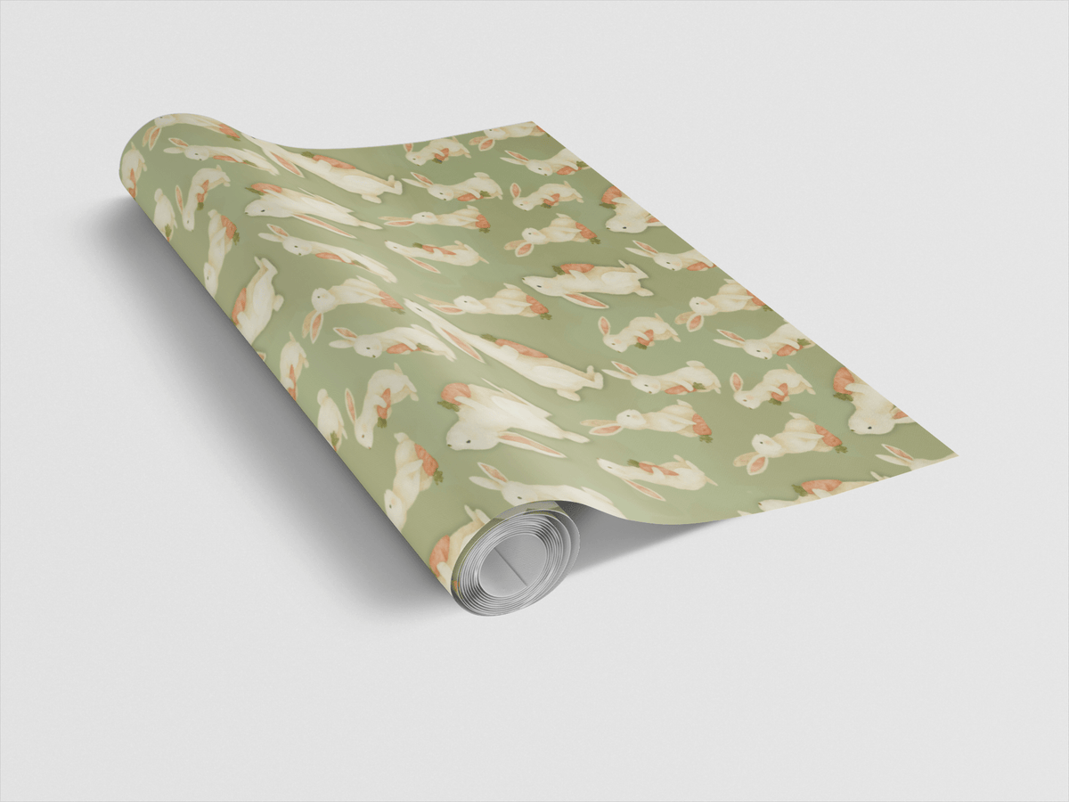 Carrot Patch Hoppers Wrapping Paper