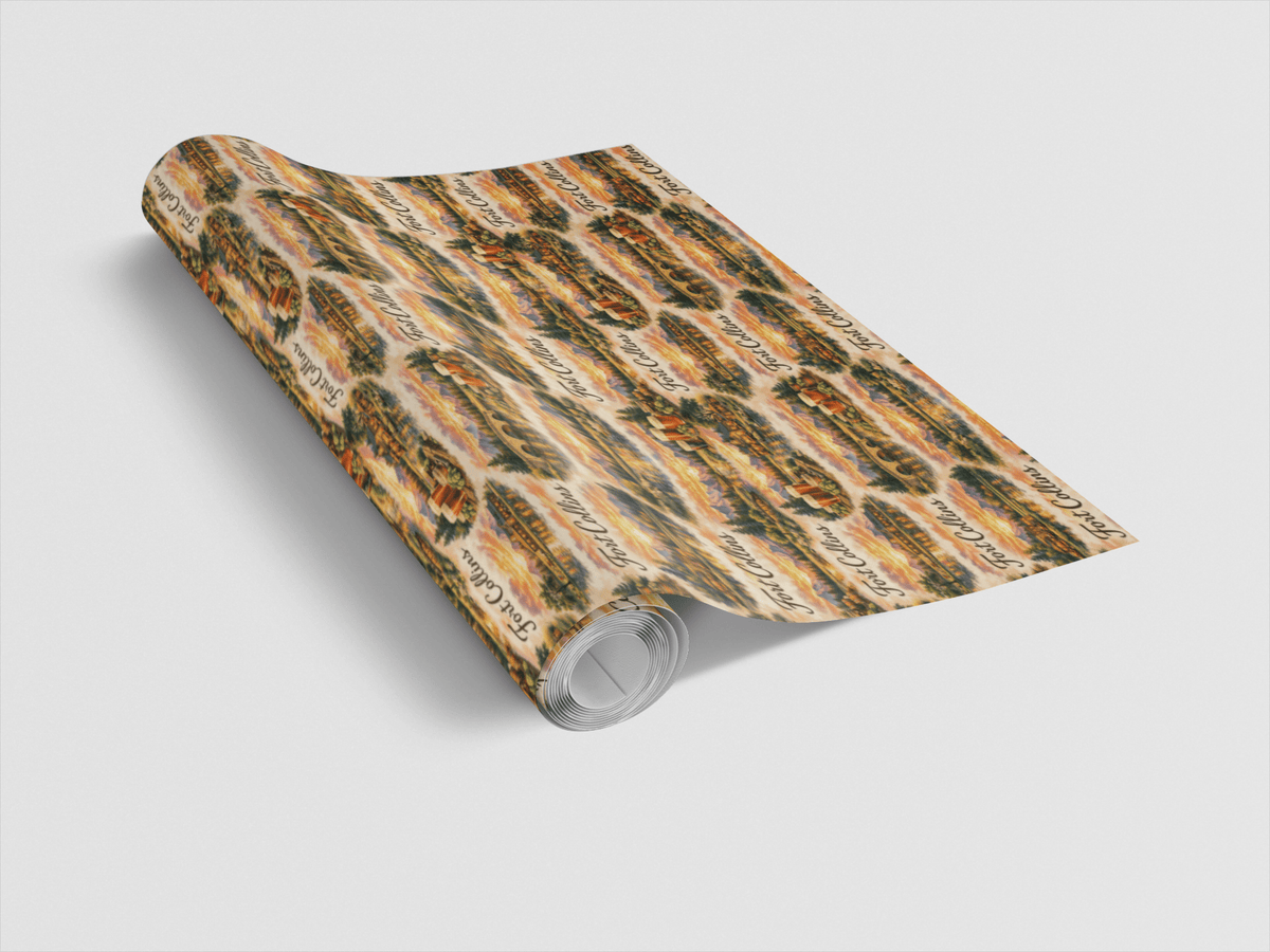 Fort Collins Foothill Glow Wrapping Paper