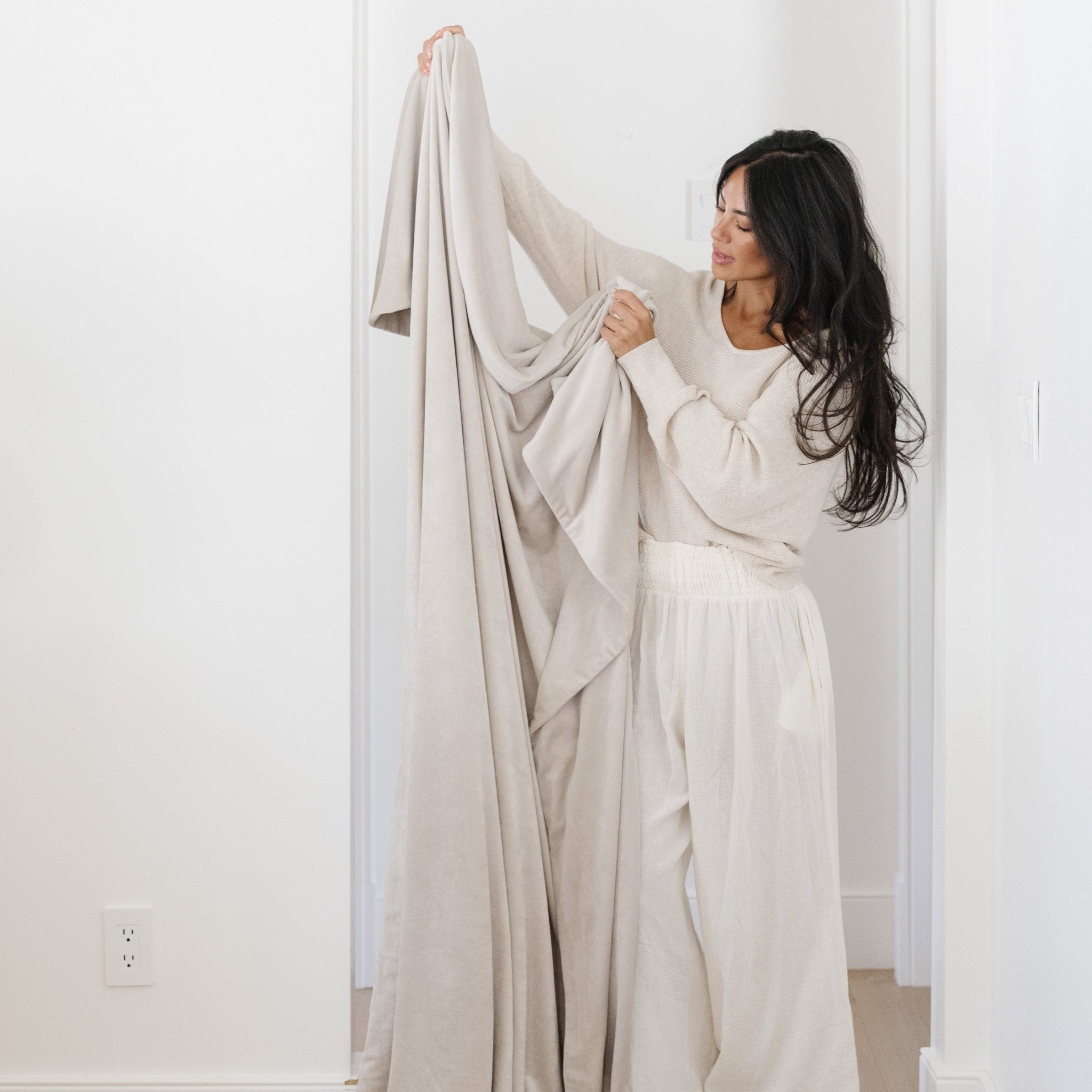 Minky Stretch Xl Throw Blankets