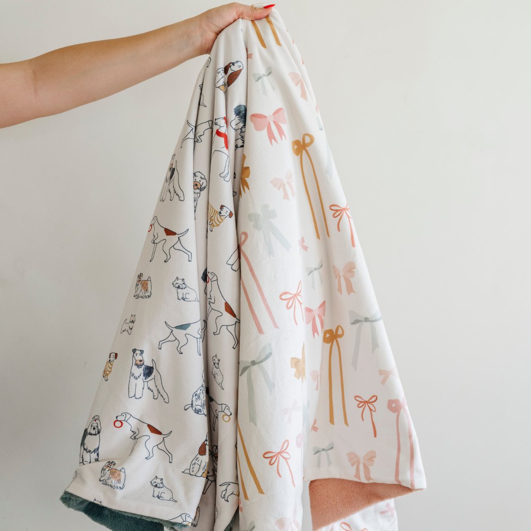 Minky/lush Receiving Blankets