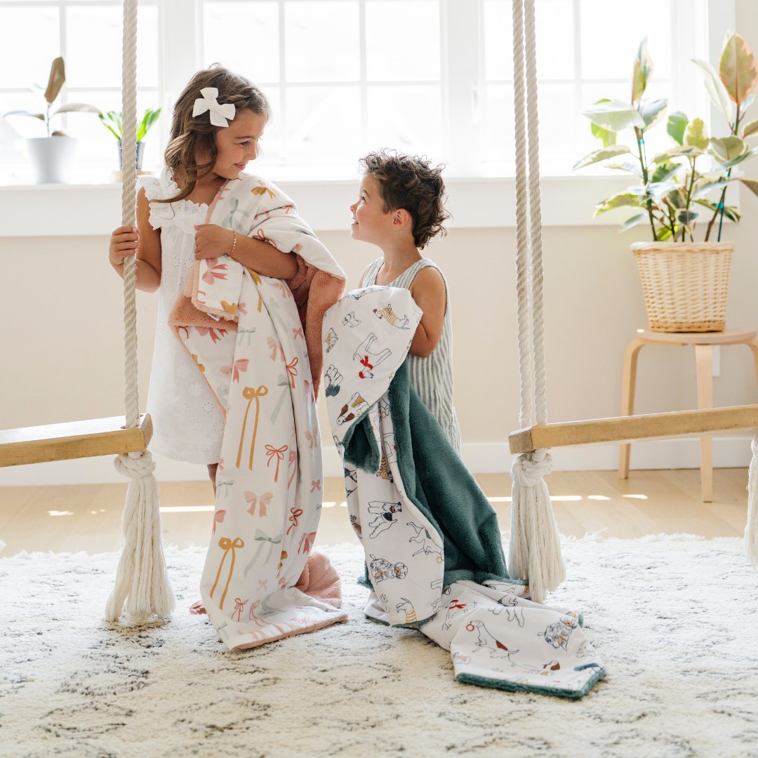 Minky/lush Toddler Blankets