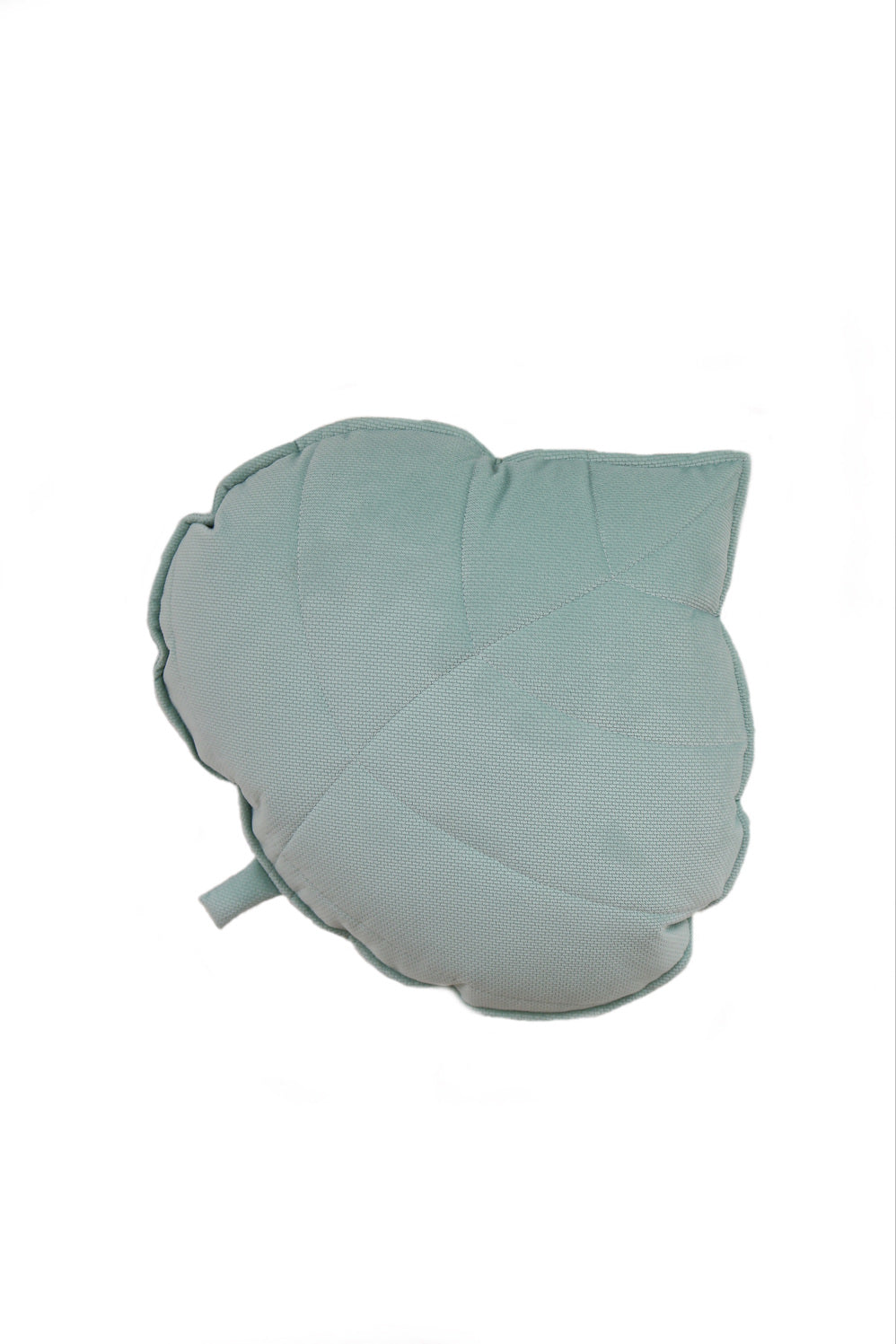 Velvet Powder Mint Leaf Pillow