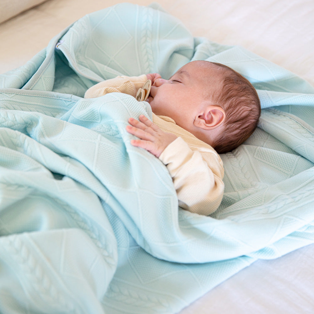 Mint 50" X 60" Full Size Knit Throw