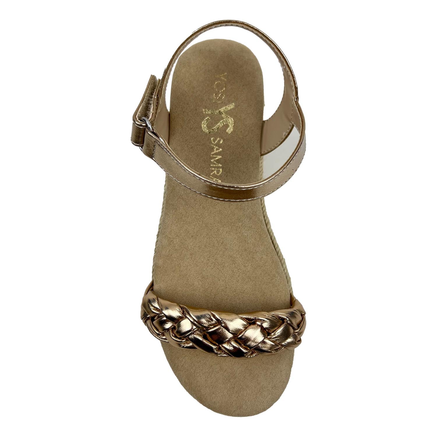 Miss April Wedge Sandal In Light Bronze - Kids