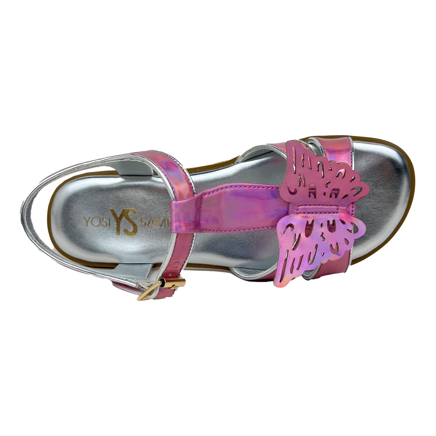 Miss Butterfly Sandal In Rainbow Iridescent - Kids