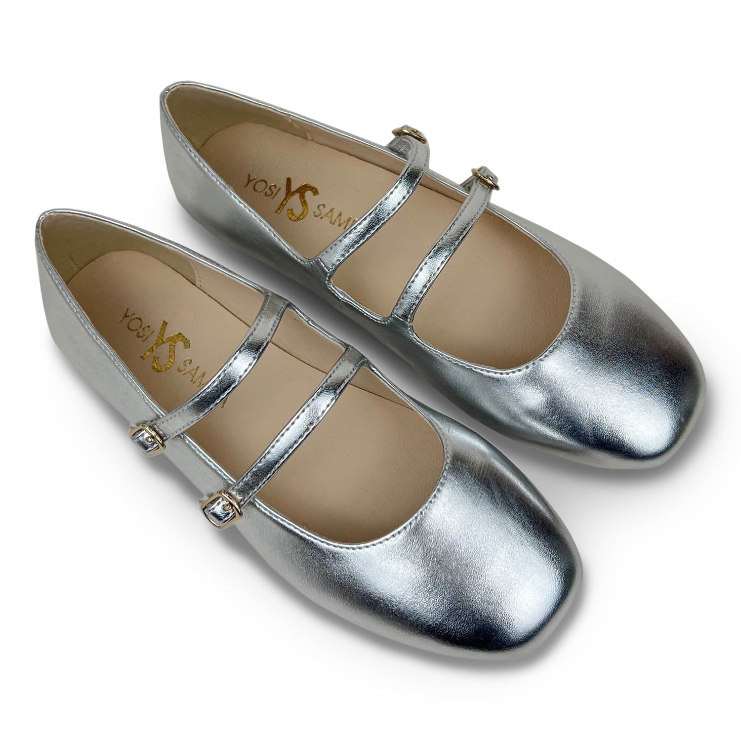 Miss Mary Flat In Silver - Kids