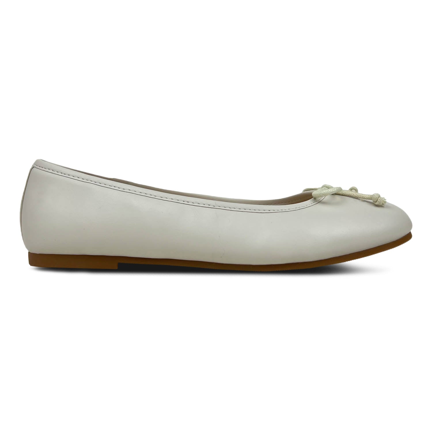 Miss Sadie Ballet Flat In Bone - Kids