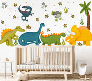Dinosaur Decals - Fabric Nursery Wall Art Decals