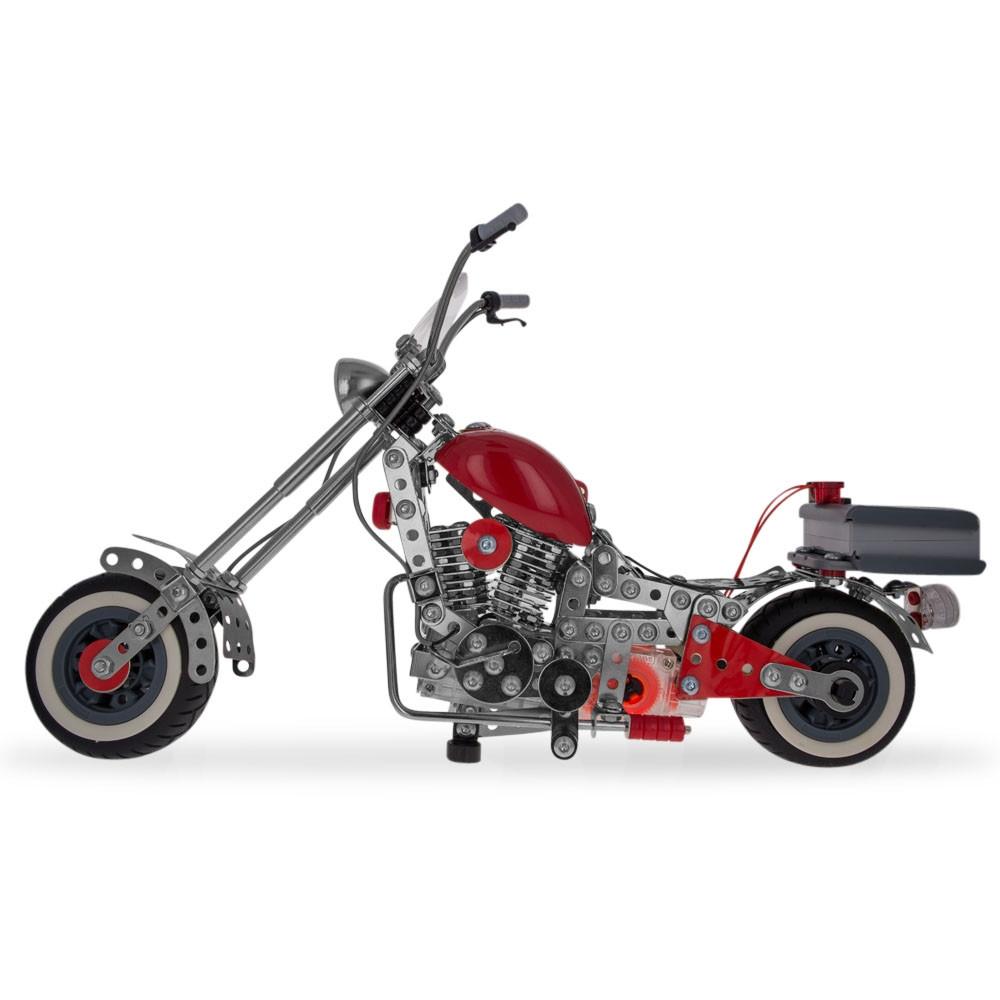 Motorcycle Bike Chopper Construction Model Kit (940 Pieces)