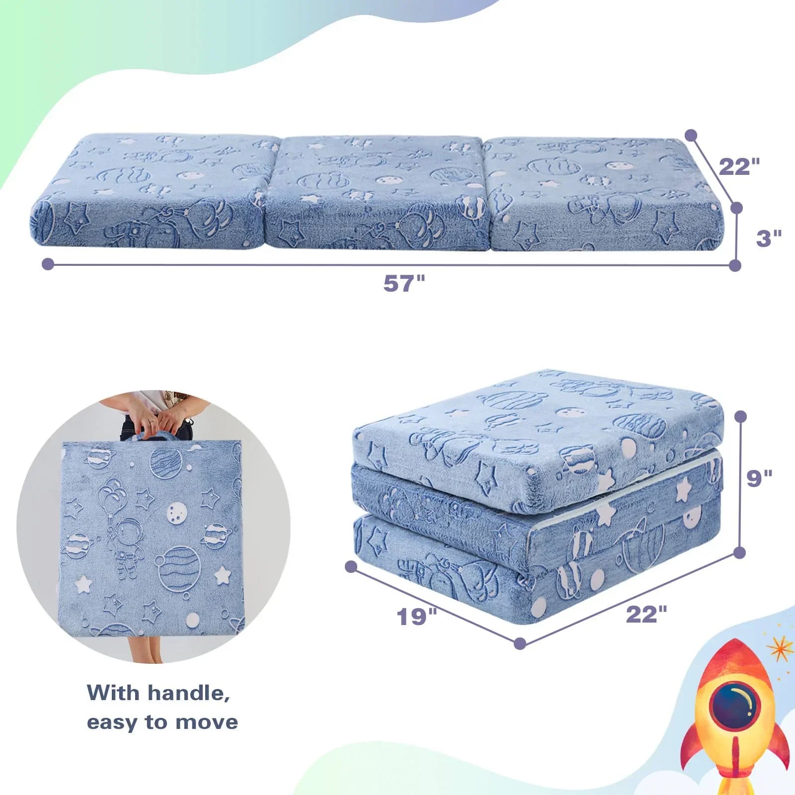Folding Floor Mattress For Kids