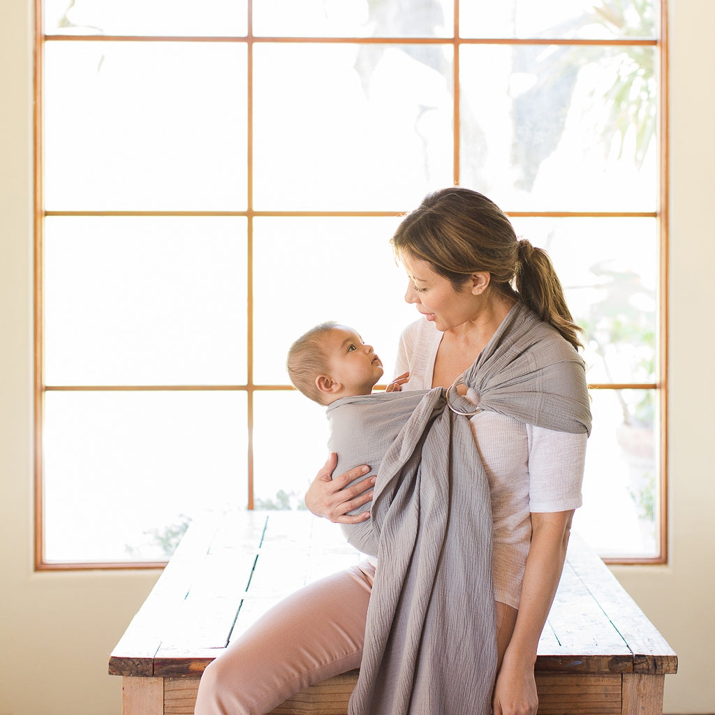 Ring Sling Double Gauze - Pewter