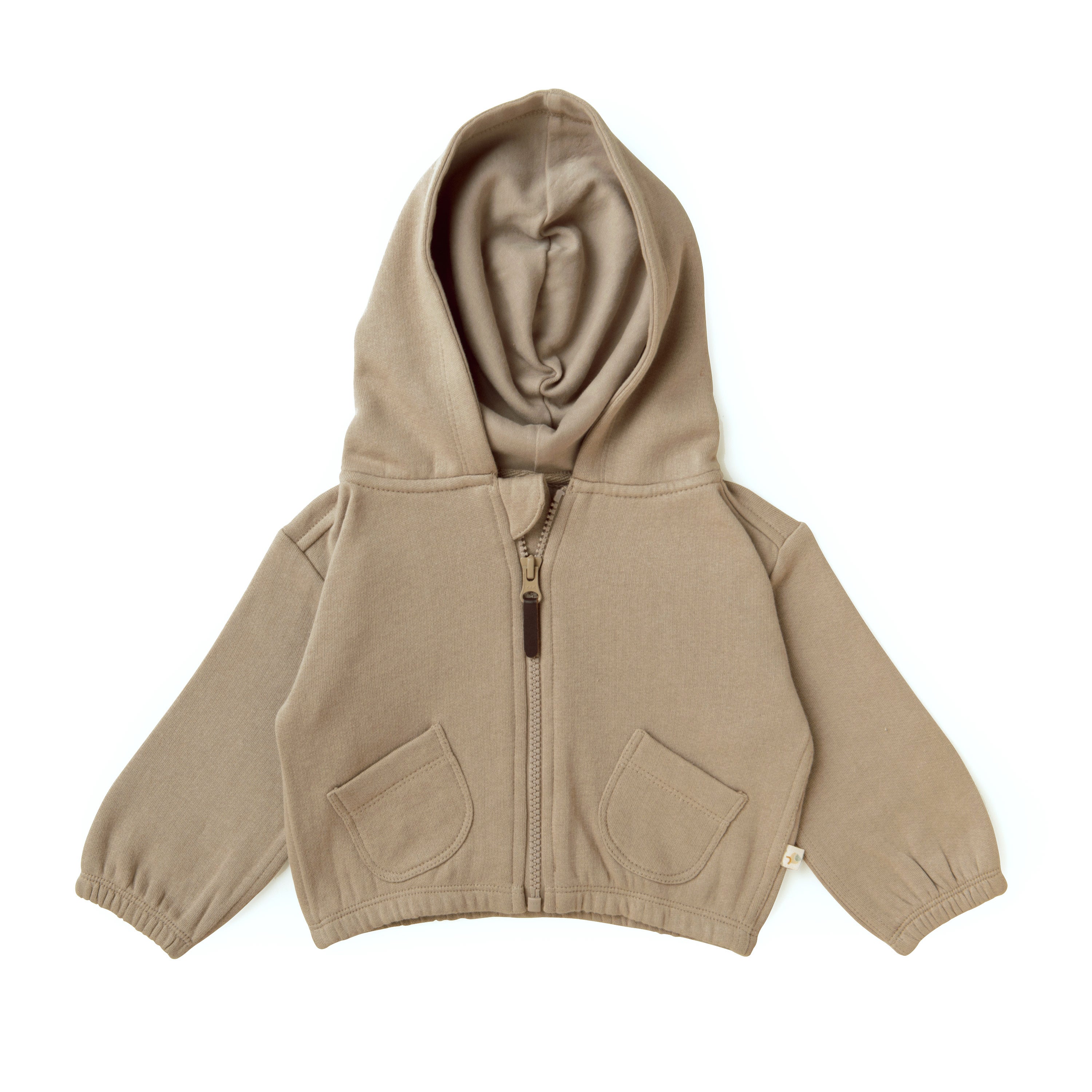 Organic Hooded Jacket - Mocha