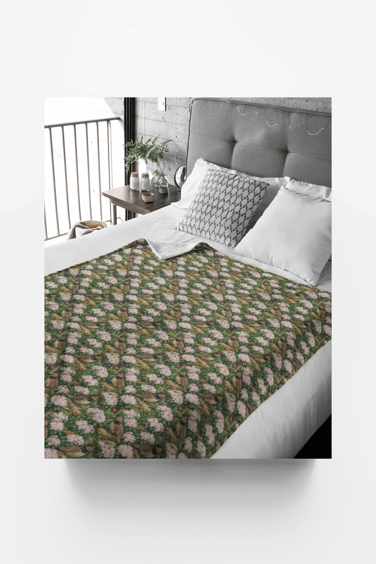 Pennsylvania Flora & Fauna Sherpa Blanket