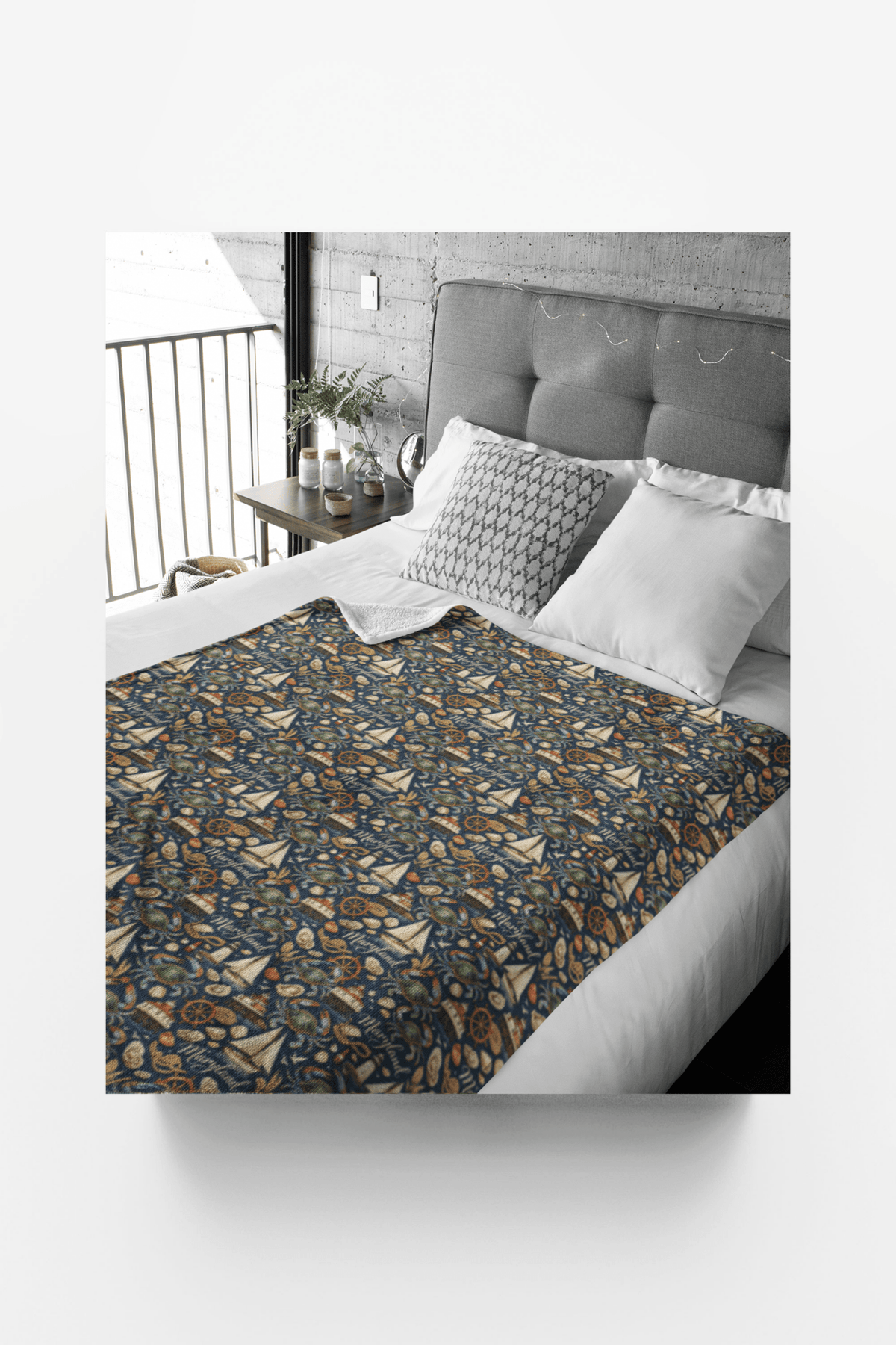 Maryland Chesapeake Classic Sherpa Blanket