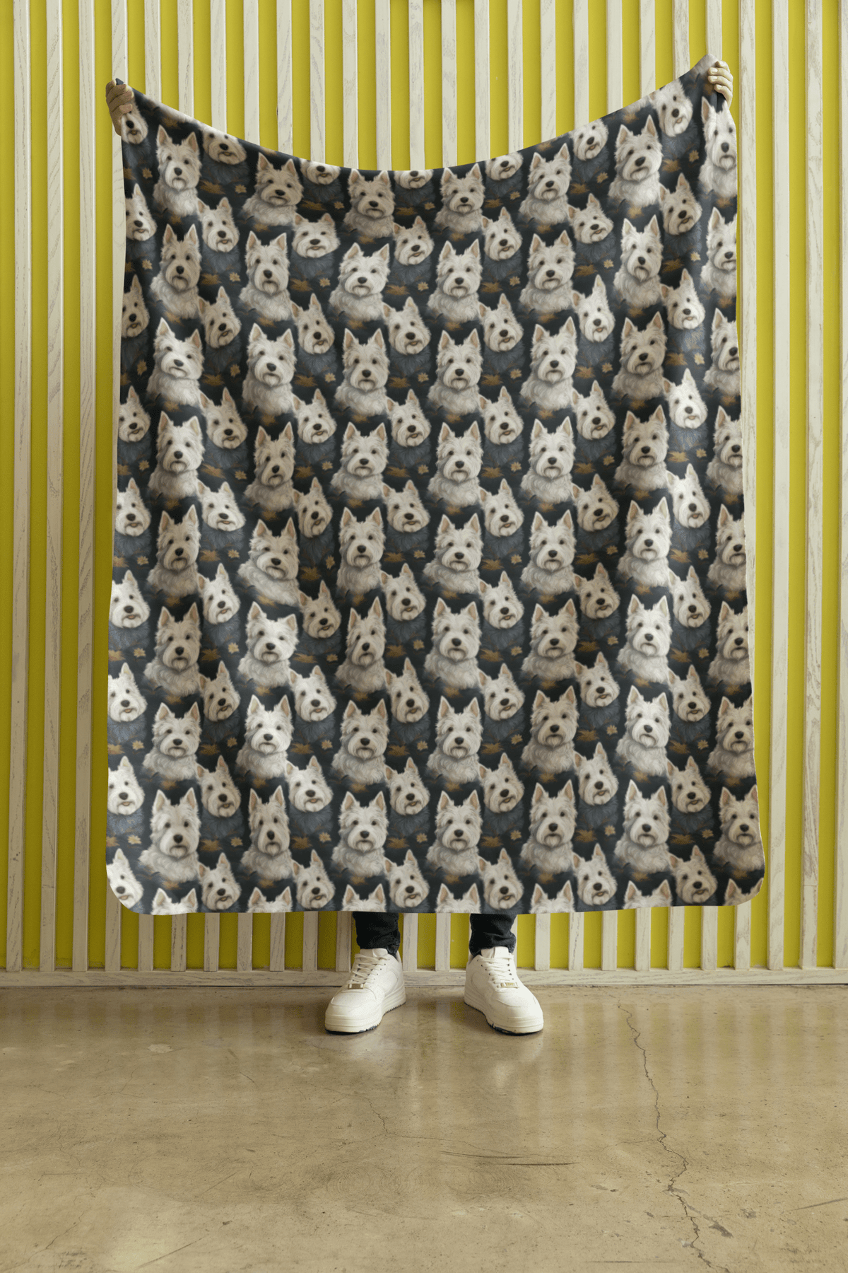 Westie Wonders Sherpa Blanket