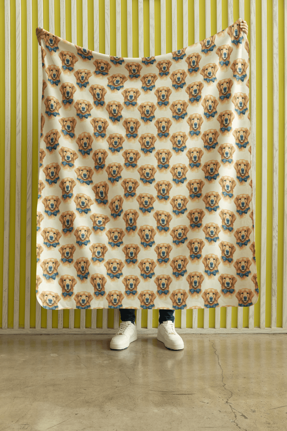 Golden Groom Sherpa Blanket