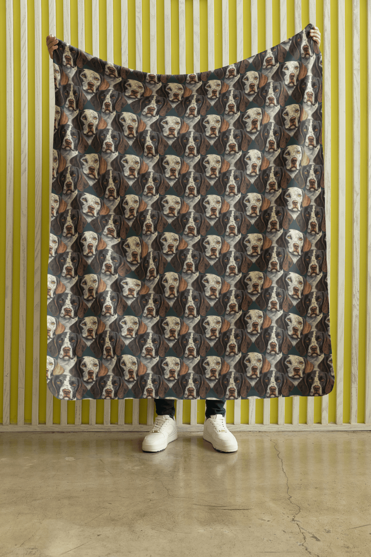 The Pointer's Path Sherpa Blanket