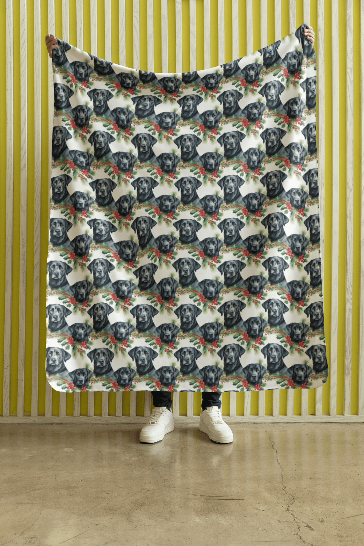 The Holiday Lab Sherpa Blanket