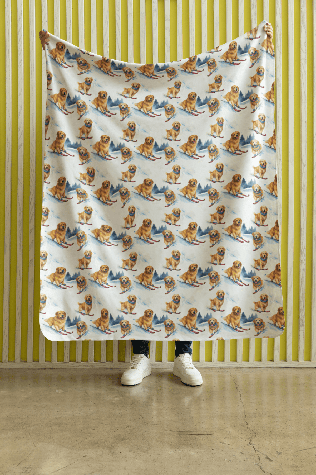 Golden Glide Sherpa Blanket