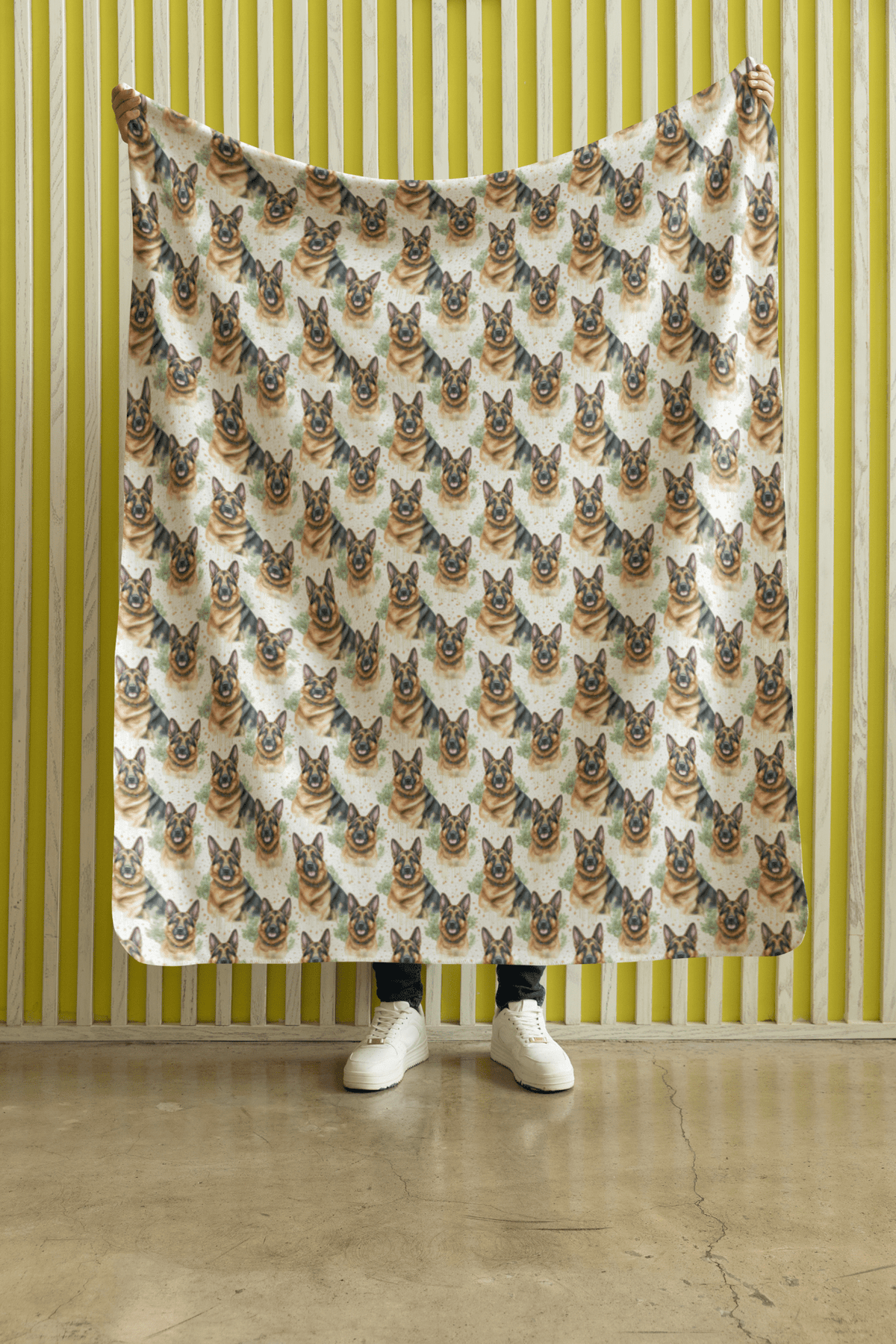Do You Speak German Shepherd? Sherpa Blanket