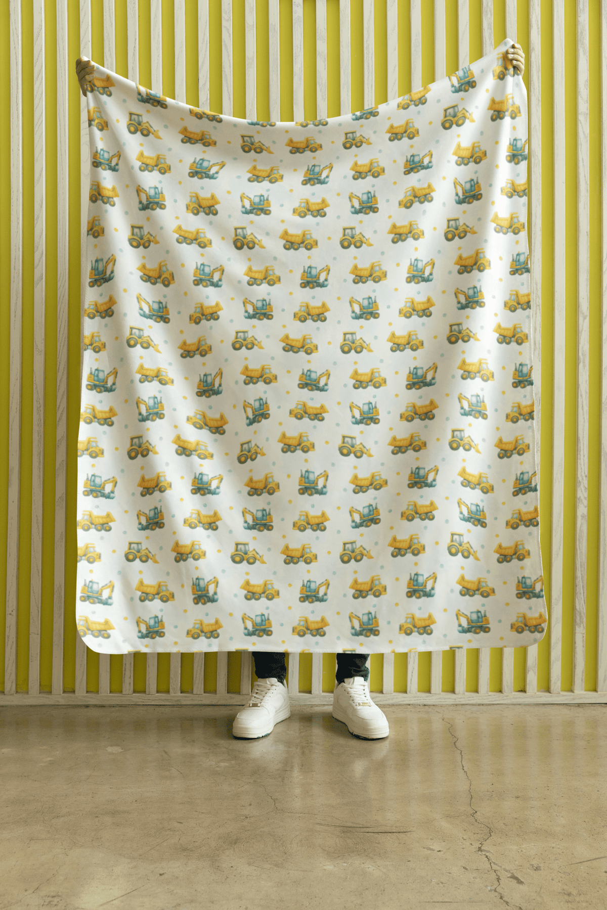 Under Construction Sherpa Blanket