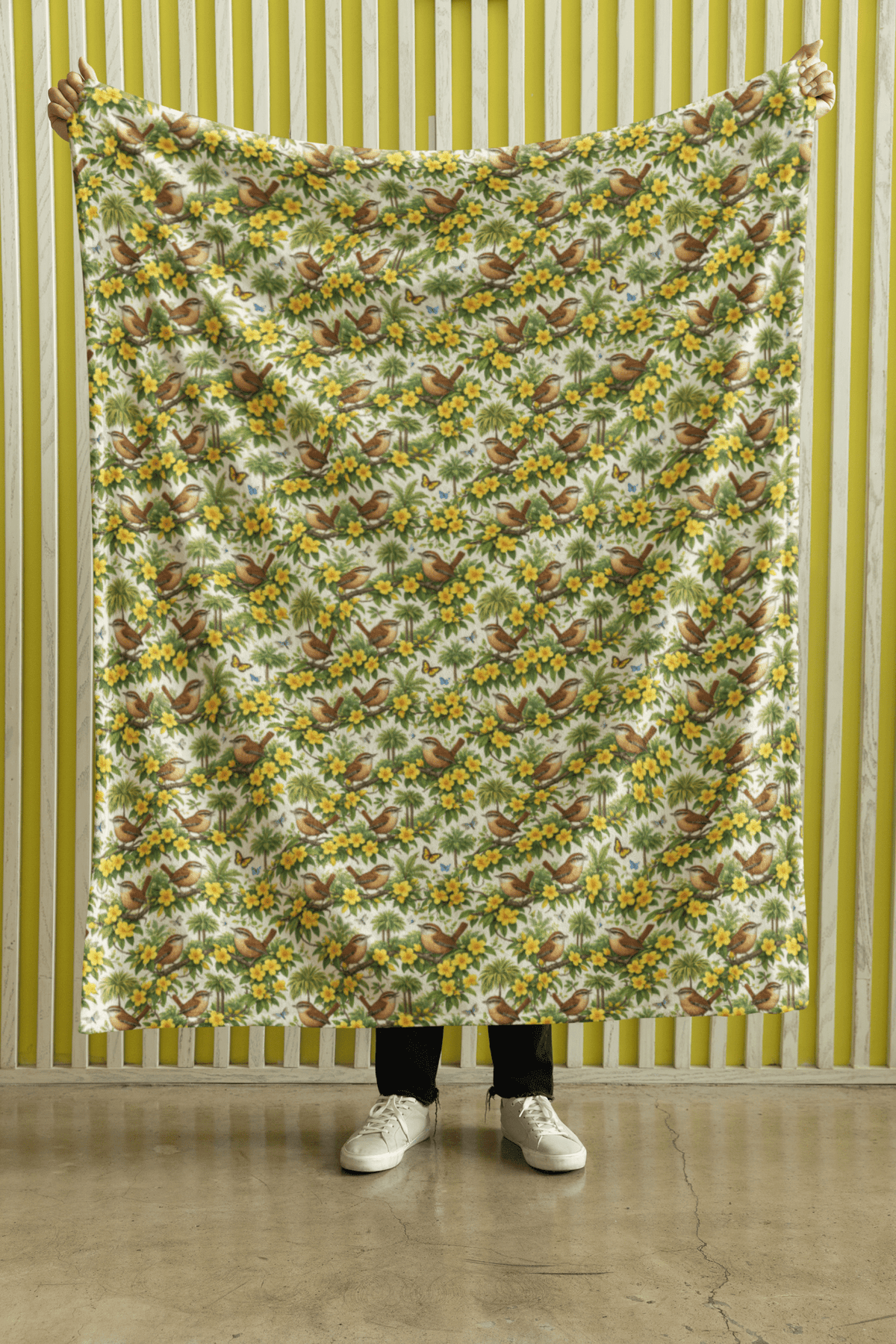 South Carolina Flora & Fauna Sherpa Blanket