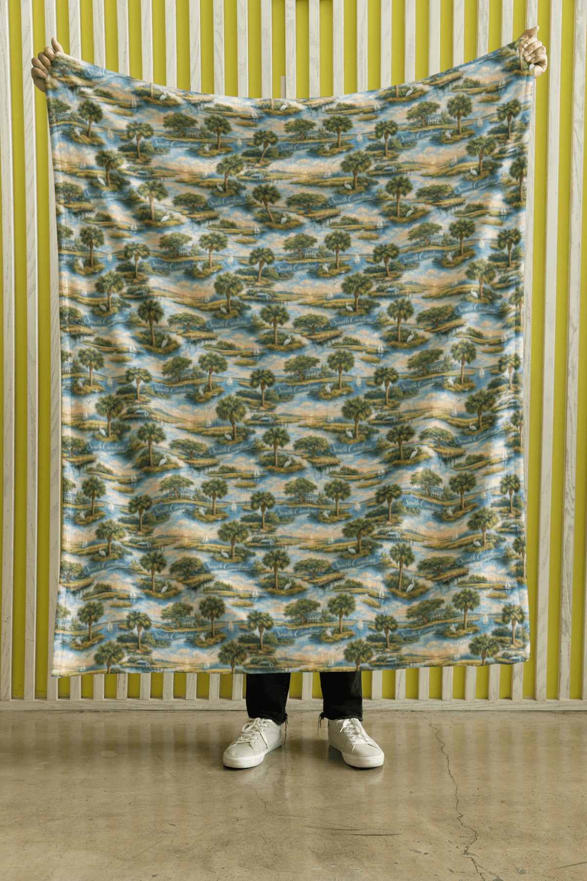 South Carolina Lowcountry Grace Sherpa Blanket