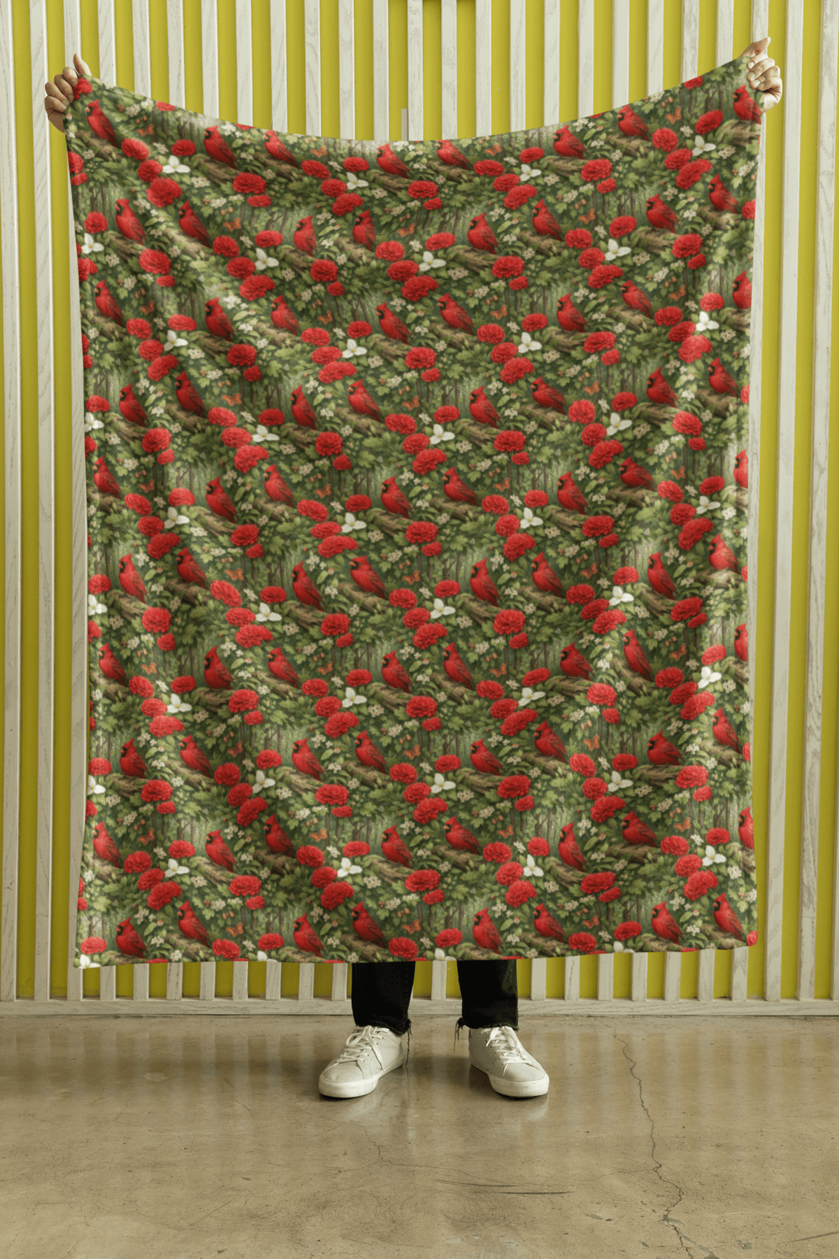 Ohio Flora & Fauna Sherpa Blanket