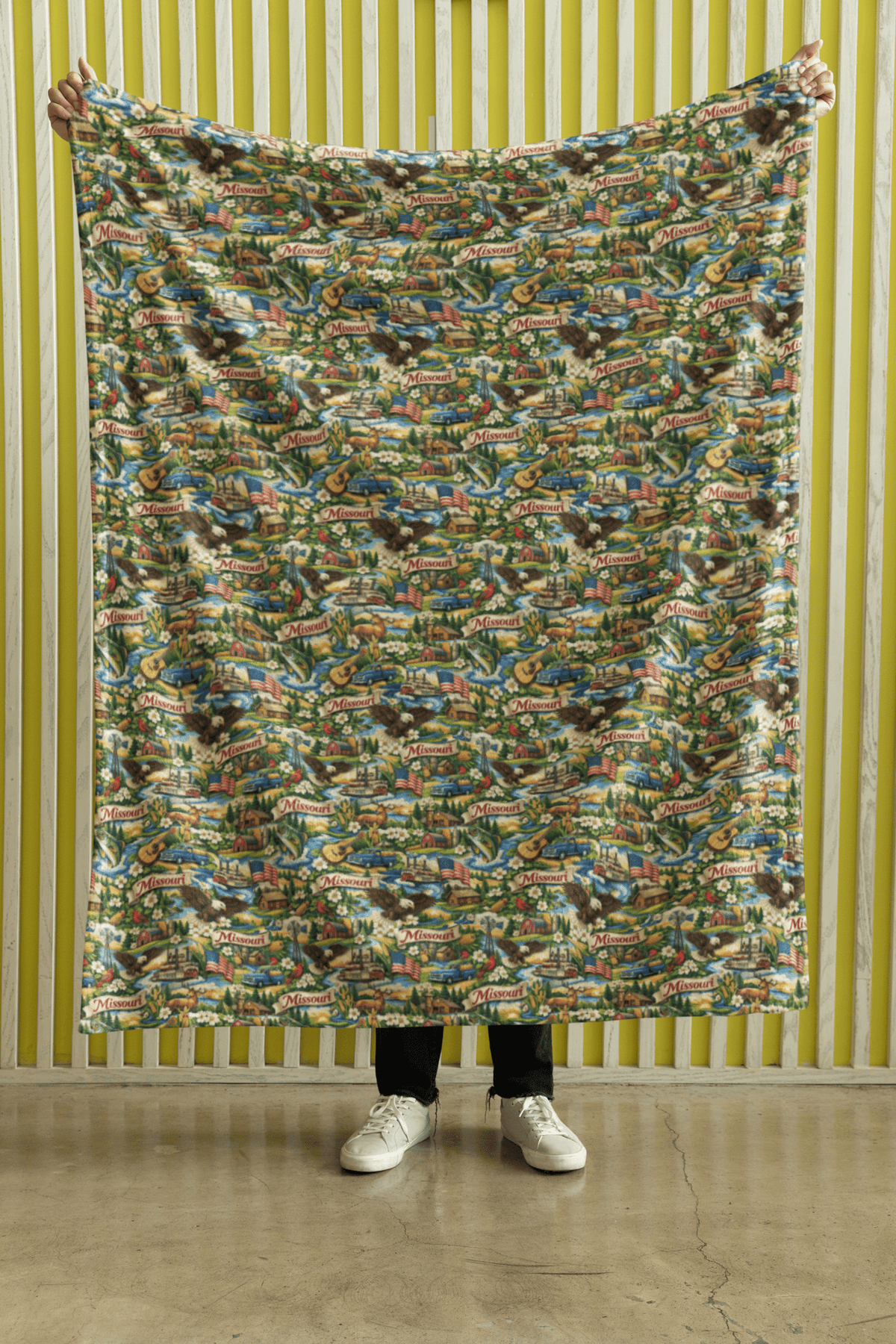 Missouri Gateway Heritage Sherpa Blanket