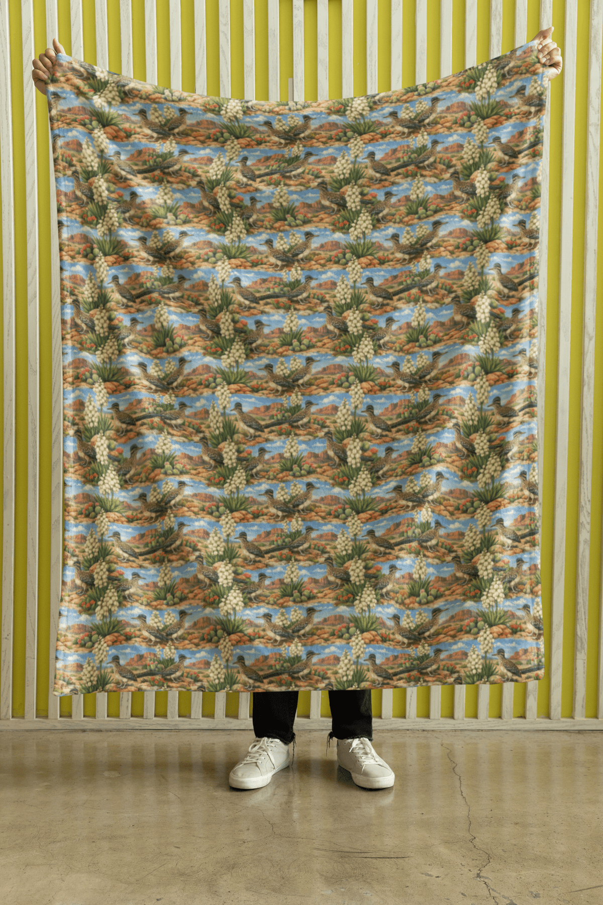 New Mexico Flora & Fauna Sherpa Blanket