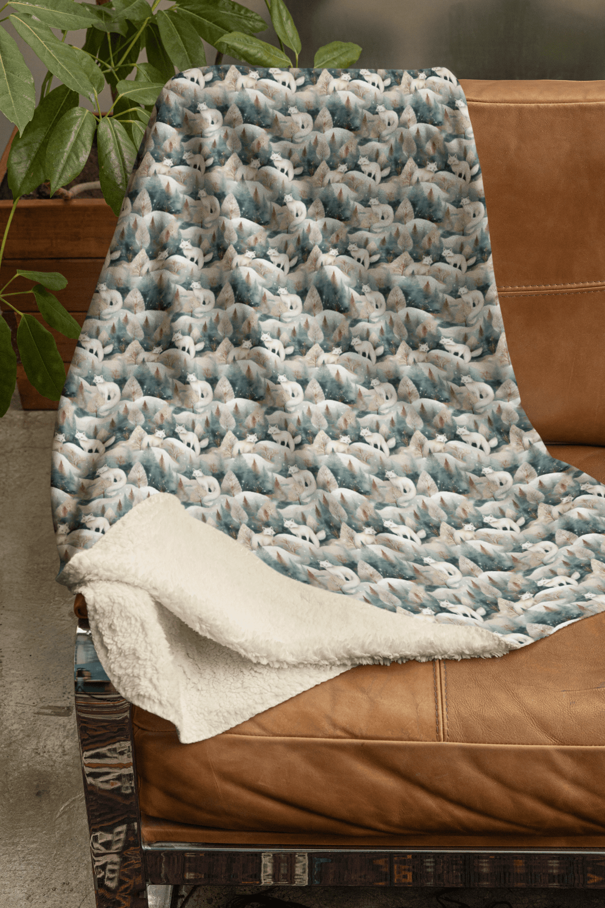 Northlight Fox Sherpa Blanket