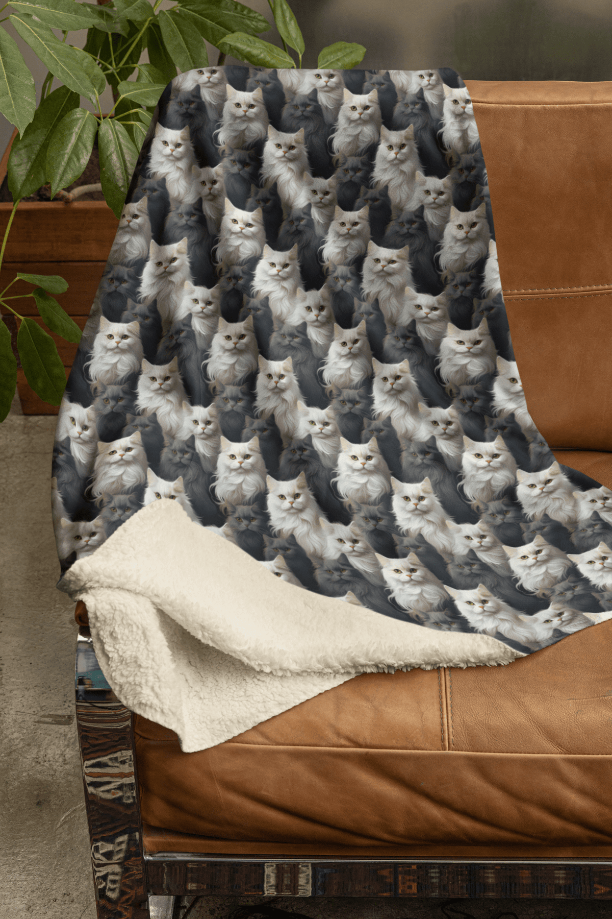 Persian Grace Sherpa Blanket