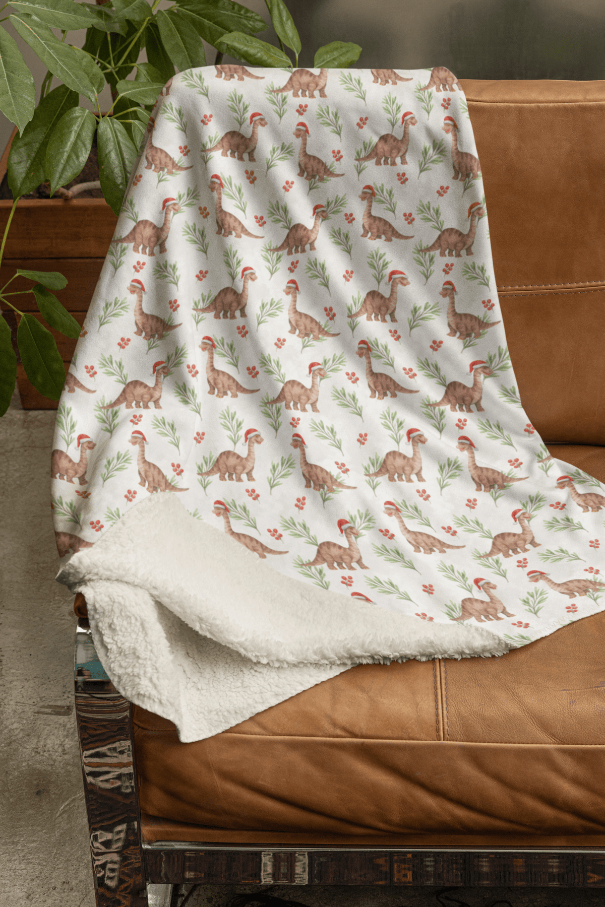 Merry Bronto Sherpa Blanket