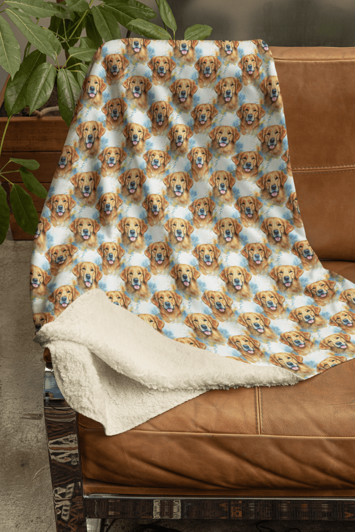 The Golden Standard Sherpa Blanket