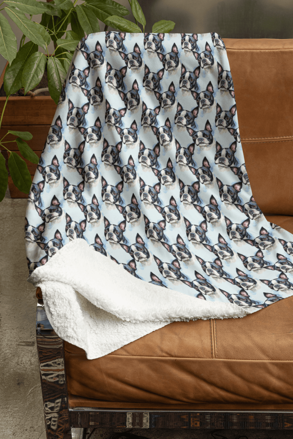 Boston Bounce! Sherpa Blanket