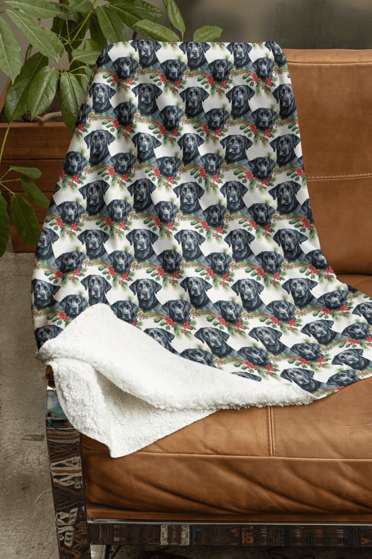 The Holiday Lab Sherpa Blanket