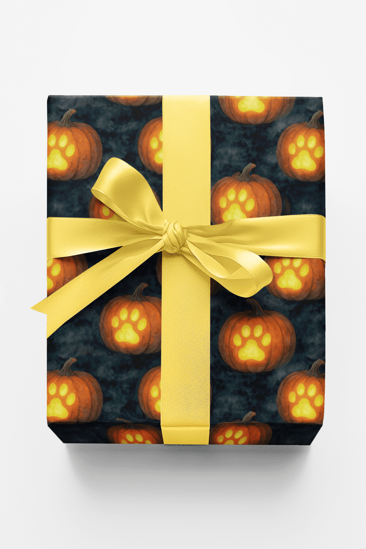 Paw-kin Lanterns Wrapping Paper
