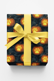 Paw-kin Lanterns Wrapping Paper